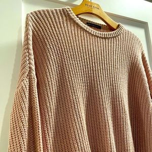 Brandy Melville blush pink knit sweater